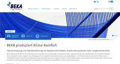 Desktop Screenshot of beka-klima.de